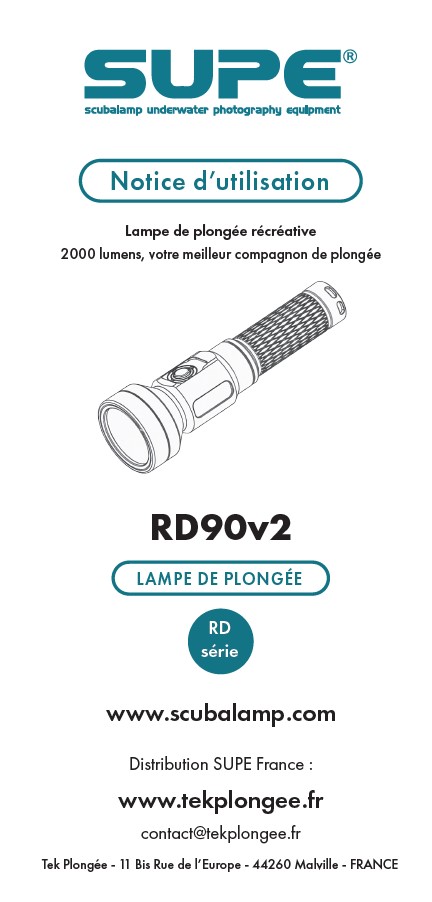 Lampe d'exploration RD90V2