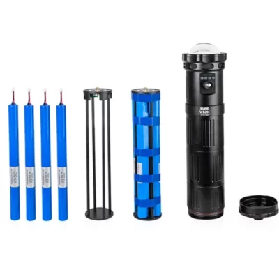 Phare de plongée vidéo V12K SUPE 24 000 lumens pour plongée technique et vidéo sous-marine.